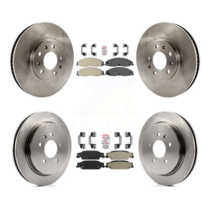 Kit de plaquettes semi-métalliques avant et arrière et disques de frein pour Cadillac CTS