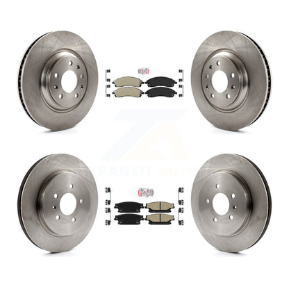 Kit de plaquettes semi-métalliques avant et arrière et Rotor de frein, pour Cadillac CTS Bas 2006 – 2007