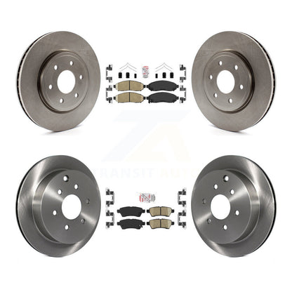 Kit de plaquettes en céramique et de disques de frein avant et arrière, pour Nissan Xterra 2006 – 2007
