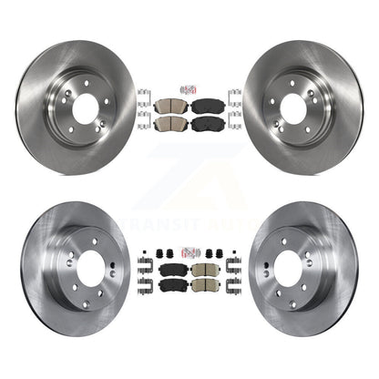 Kit de plaquettes en céramique et de Rotor de frein avant et arrière, pour moteur à gaz Hyundai Sonata 2015 – 2016