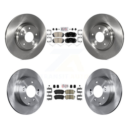 Kit de plaquettes en céramique et de Rotor de frein avant et arrière, pour moteur à gaz Hyundai Sonata 2015 – 2016
