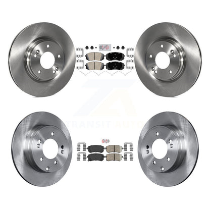 Kit de plaquettes en céramique et de Rotor de frein avant et arrière, pour moteur à gaz Hyundai Sonata 2015 – 2016