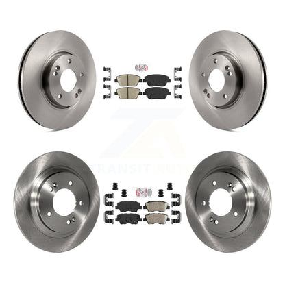 Kit de plaquettes en céramique et de rotors de frein à disque avant et arrière, pour Hyundai Sonata K8A-106538