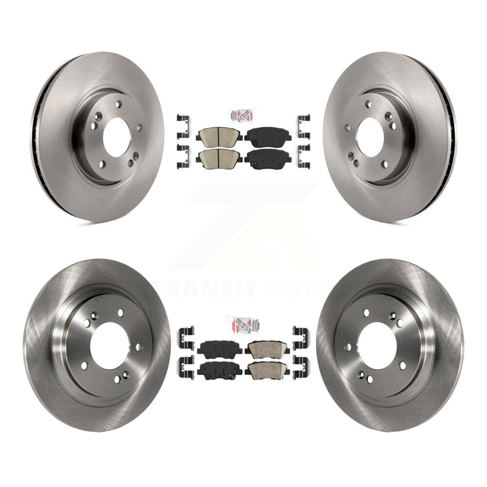 Kit de plaquettes en céramique et de rotors de frein à disque avant et arrière, pour Hyundai Sonata K8A-106539