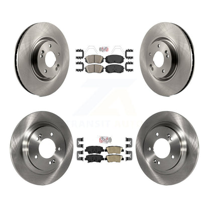 Kit de rotors de frein à disque et plaquettes en céramique avant et arrière, pour moteur à gaz Hyundai Sonata 2016
