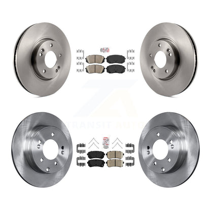 Kit de plaquettes en céramique et de rotors de frein à disque avant et arrière, pour Hyundai Sonata K8A-106546