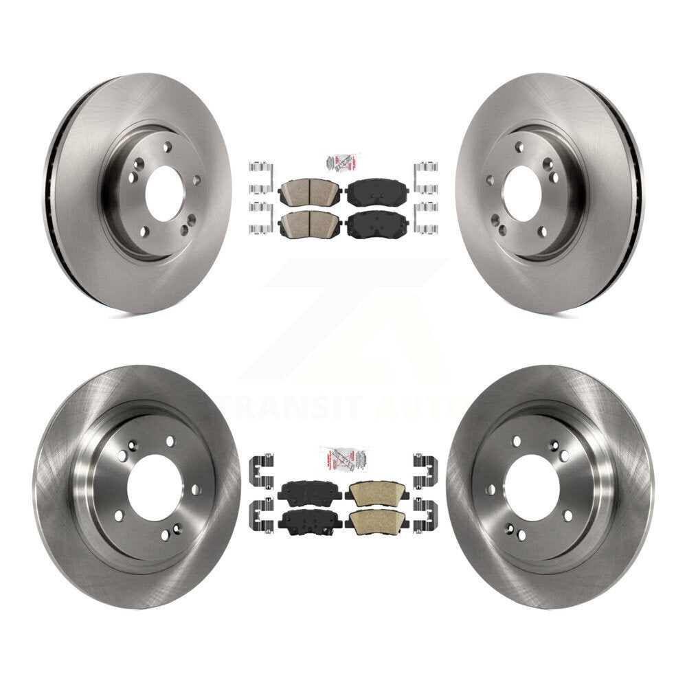 Kit de plaquettes en céramique et de rotors de frein à disque avant et arrière, pour Hyundai Sonata K8A-106547