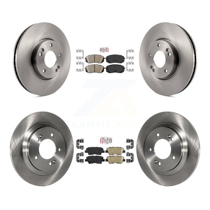 Kit de plaquettes en céramique et de rotors de frein à disque avant et arrière, pour Hyundai Sonata K8A-106547