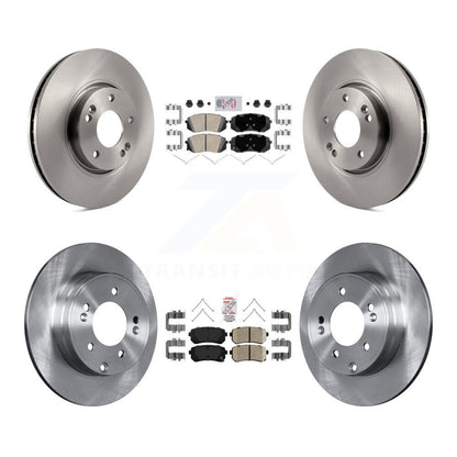 Kit de plaquettes en céramique et de rotors de frein à disque avant et arrière, pour Hyundai Sonata K8A-106548