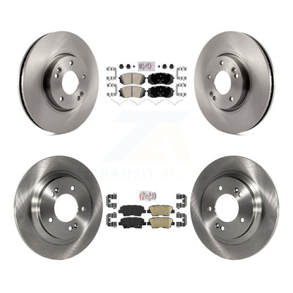 Kit de plaquettes en céramique et de rotors de frein à disque avant et arrière, pour Hyundai Sonata K8A-106549