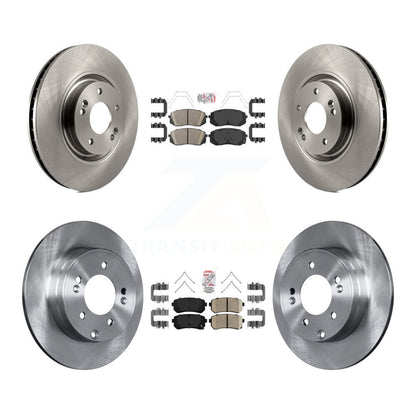 Kit de rotors de frein à plaquettes en céramique avant et arrière, pour Kia Optima avec stationnement manuel