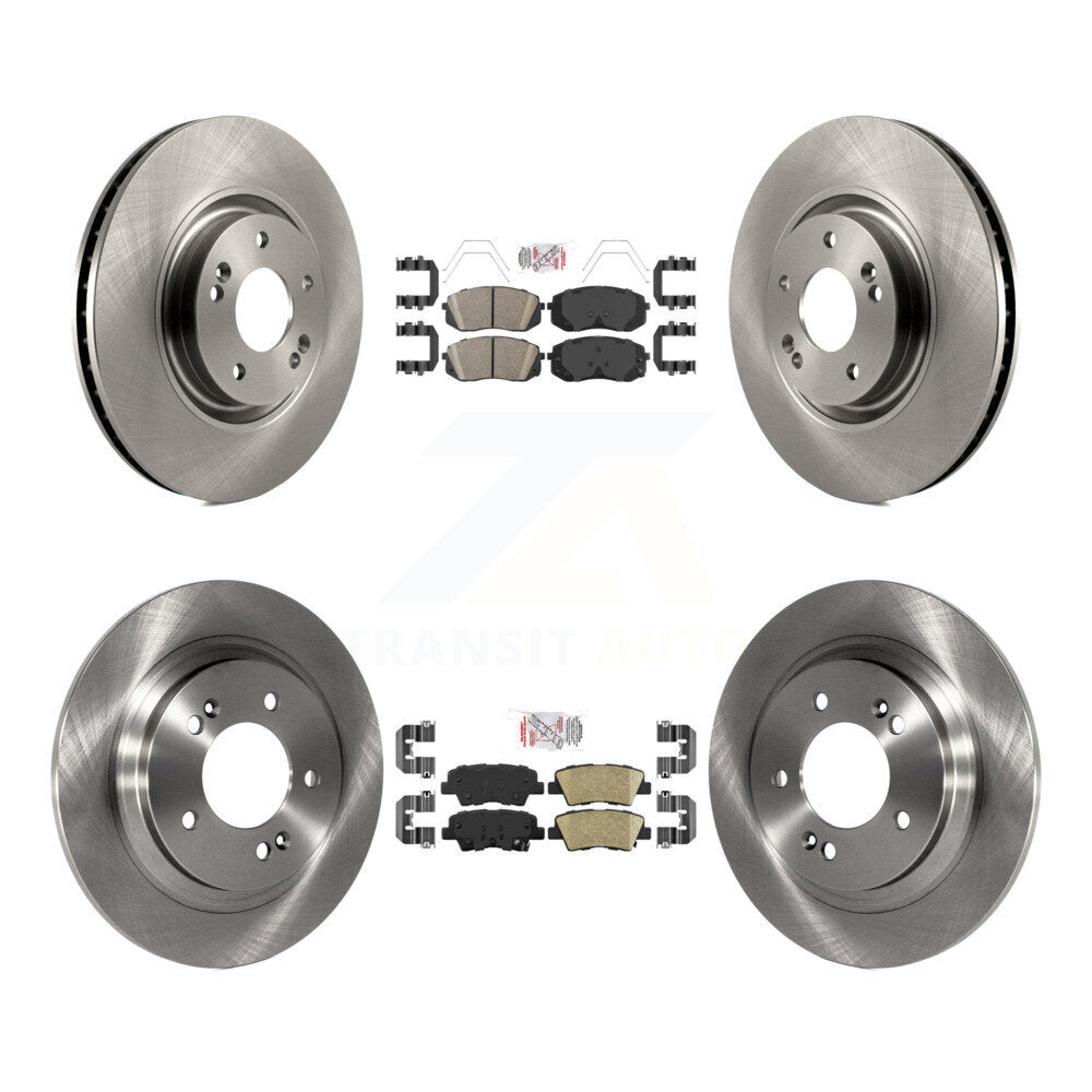 Kit de plaquettes en céramique et de rotors de frein à disque avant et arrière, pour Kia Optima K8A-106551