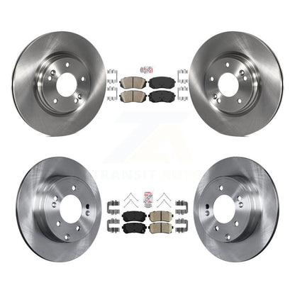 Kit de rotors de frein à plaquettes en céramique avant et arrière, pour Kia Optima avec stationnement manuel