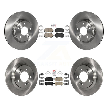 Kit de rotors de frein à disque et plaquettes en céramique avant et arrière, pour Kia Optima LX/EX/LX 2016 1.6