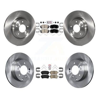 Kit de rotors de frein à plaquettes en céramique avant et arrière, pour Kia Optima avec stationnement manuel