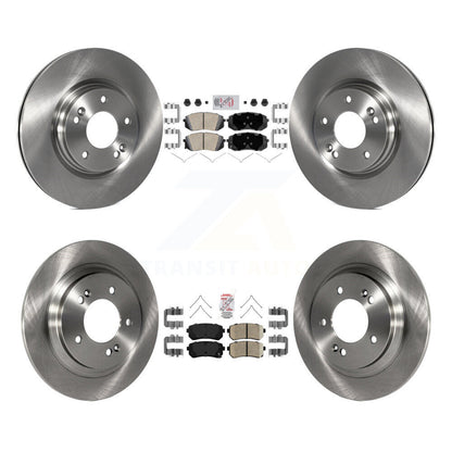 Kit de rotors de frein à disque et plaquettes en céramique avant et arrière, pour Kia Optima LX/EX/LX 2016 1.6