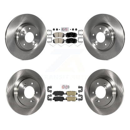 Kit de plaquettes en céramique et de rotors de frein à disque avant et arrière, pour Kia Optima K8A-106566