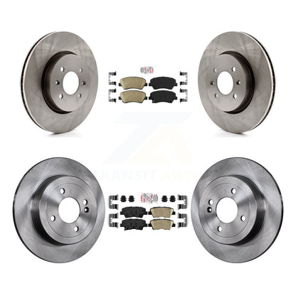 Kit de plaquettes en céramique et de rotors de frein à disque avant et arrière, pour Kia Rio K8A-106569