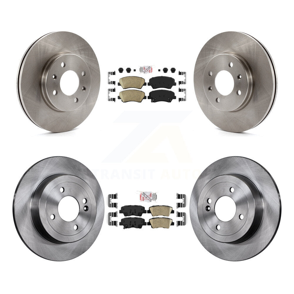 Kit de plaquettes en céramique et de disques de frein avant et arrière, pour Hyundai Accent Kia Rio