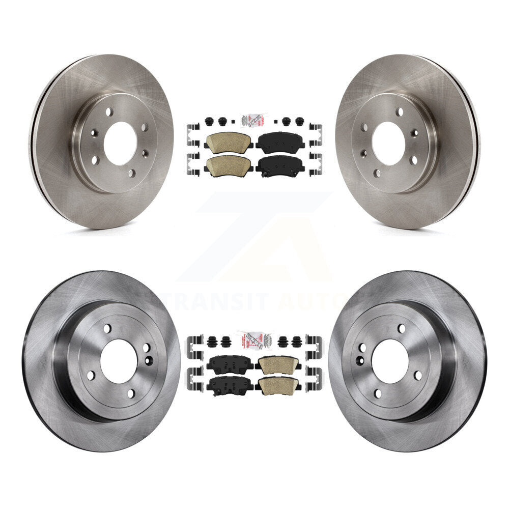 Kit de plaquettes en céramique et de disques de frein avant et arrière, pour Hyundai Accent Kia Rio