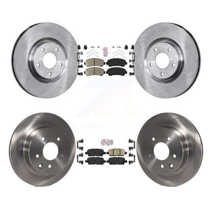 Kit de plaquettes en céramique et de rotor de frein à disque avant et arrière, pour Nissan Juke Nismo R 2014 – 2017