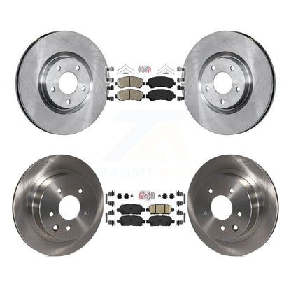 Kit de plaquettes en céramique et de rotor de frein à disque avant et arrière, pour Nissan Juke Nismo R 2014 – 2017