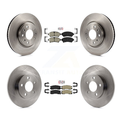 Kit de plaquettes semi-métalliques avant et arrière en céramique, Rotor de frein à disque pour Cadillac Sevill