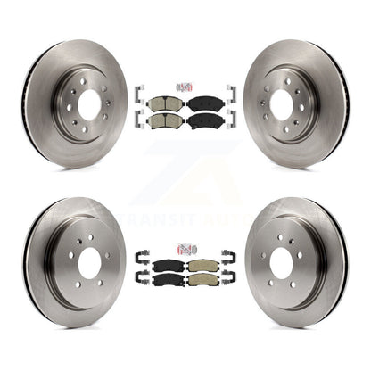 Kit de plaquettes semi-métalliques avant et arrière en céramique, Rotor de frein à disque pour Cadillac Sevill