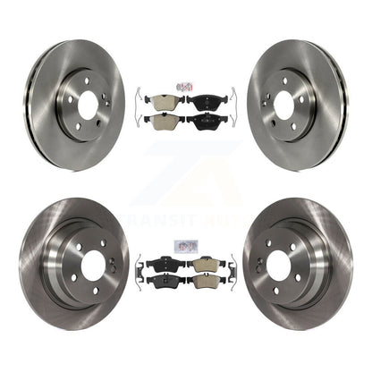 Kit de rotors de frein à disque et plaquettes semi-métalliques avant et arrière, pour Mercedes-Benz E320 E30