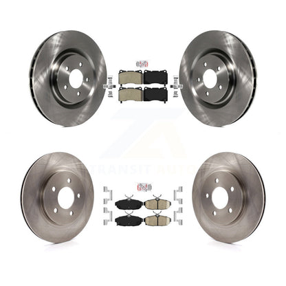 Kit de plaquettes en céramique et de rotors de frein à disque, semi-métalliques avant et arrière, pour Ford Mustang