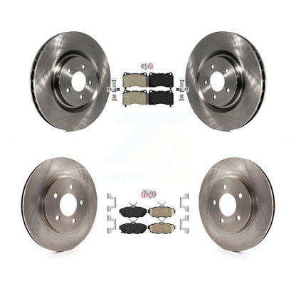 Kit de plaquettes en céramique et de rotors de frein à disque, semi-métalliques avant et arrière, pour Ford Mustang