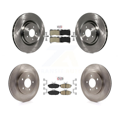 Kit de plaquettes en céramique et de rotors de frein à disque, semi-métalliques avant et arrière, pour Ford Mustang