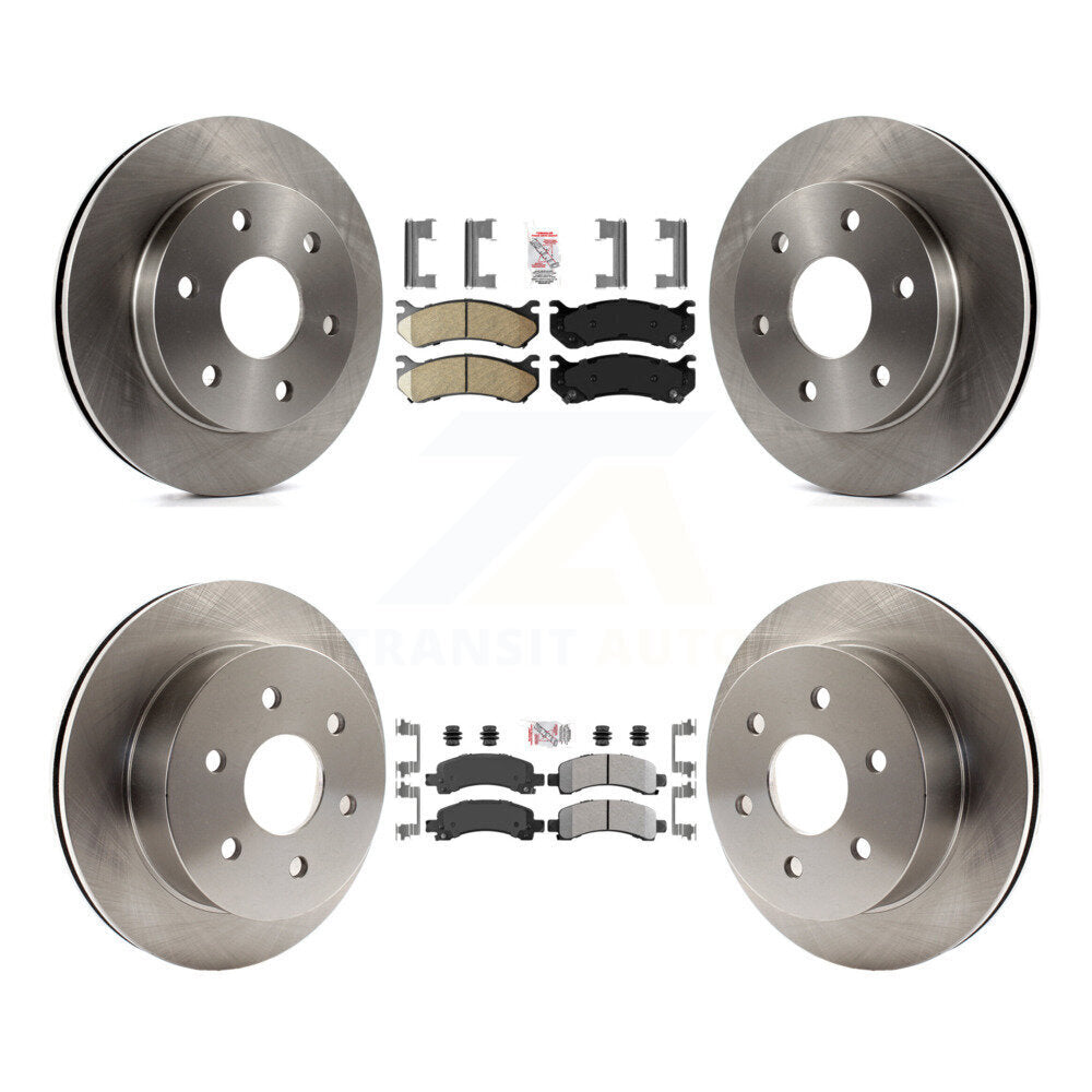 Kit de Rotor de frein à plaquettes semi-métalliques avant et arrière en céramique, pour GMC Savana 2500 Expres