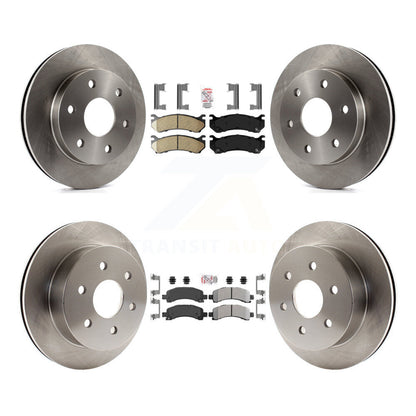 Kit de Rotor de frein à plaquettes semi-métalliques avant et arrière en céramique, pour GMC Savana 2500 Expres
