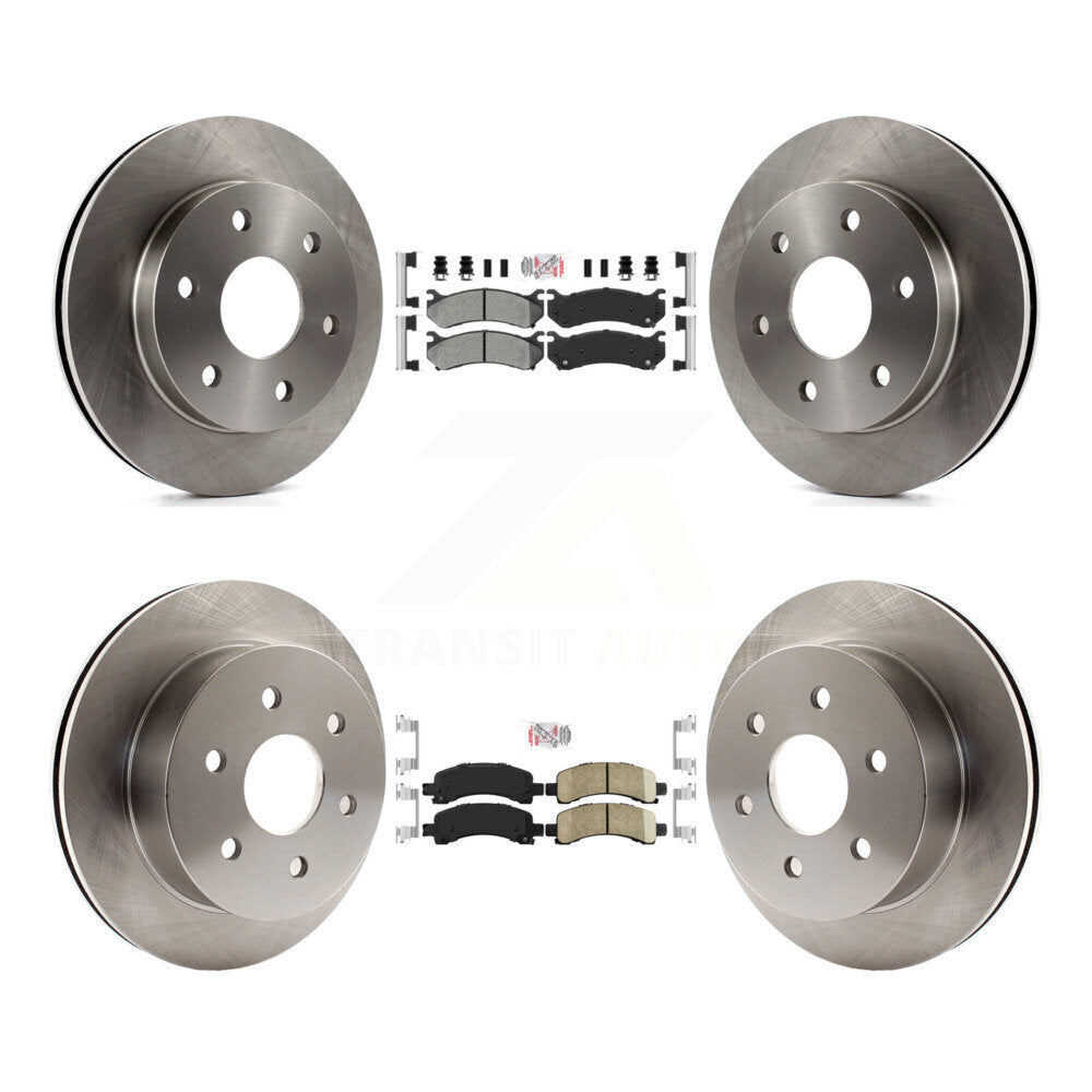 Kit de Rotor de frein à plaquettes en céramique, semi-métallique, avant et arrière, pour GMC Savana 2500 Expres