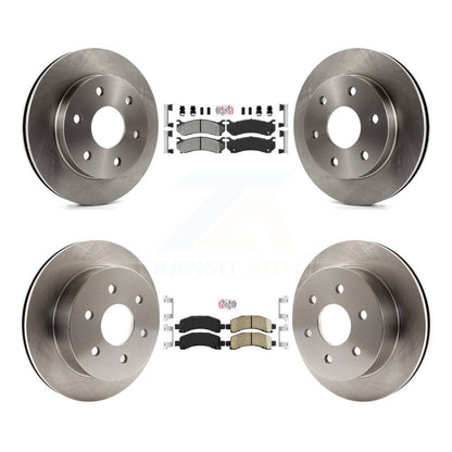Kit de Rotor de frein à plaquettes en céramique, semi-métallique, avant et arrière, pour GMC Savana 2500 Expres