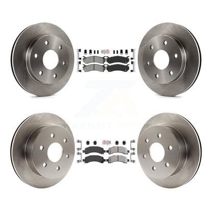 Kit de rotors de frein à disque à plaquettes semi-métalliques avant et arrière, pour GMC Savana 2500 Chevrole