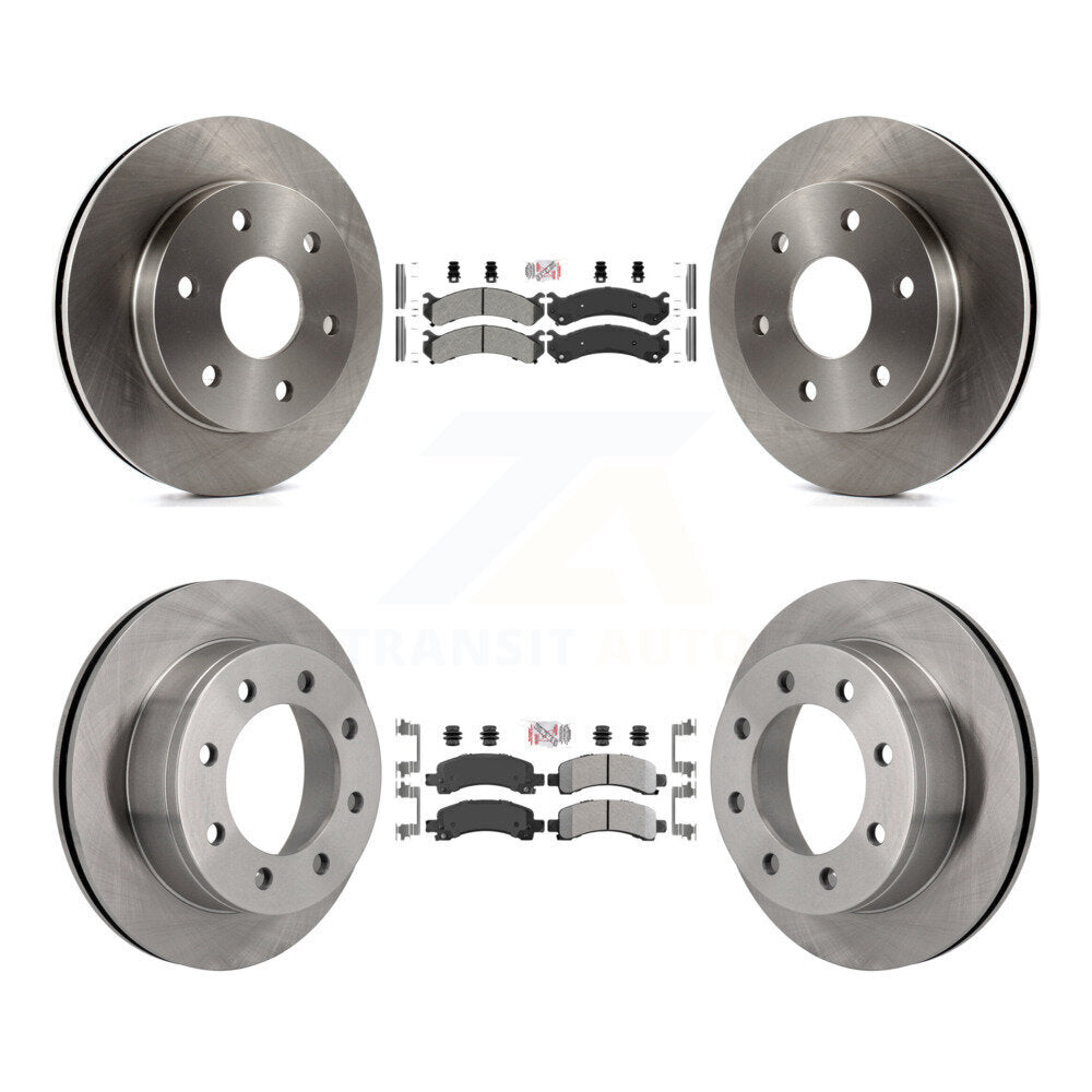 Kit de plaquettes semi-métalliques avant et arrière et disques de frein pour GMC Savana 2500