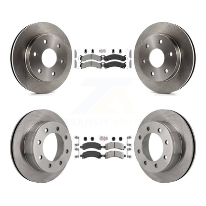 Kit de plaquettes semi-métalliques avant et arrière et disques de frein pour GMC Savana 2500