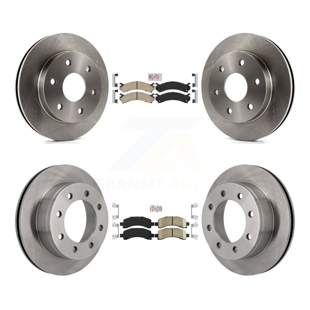 Kit de Rotor de frein à plaquettes en céramique avant et arrière, pour GMC Savana 2006 2500 avec 7300 Lb GV
