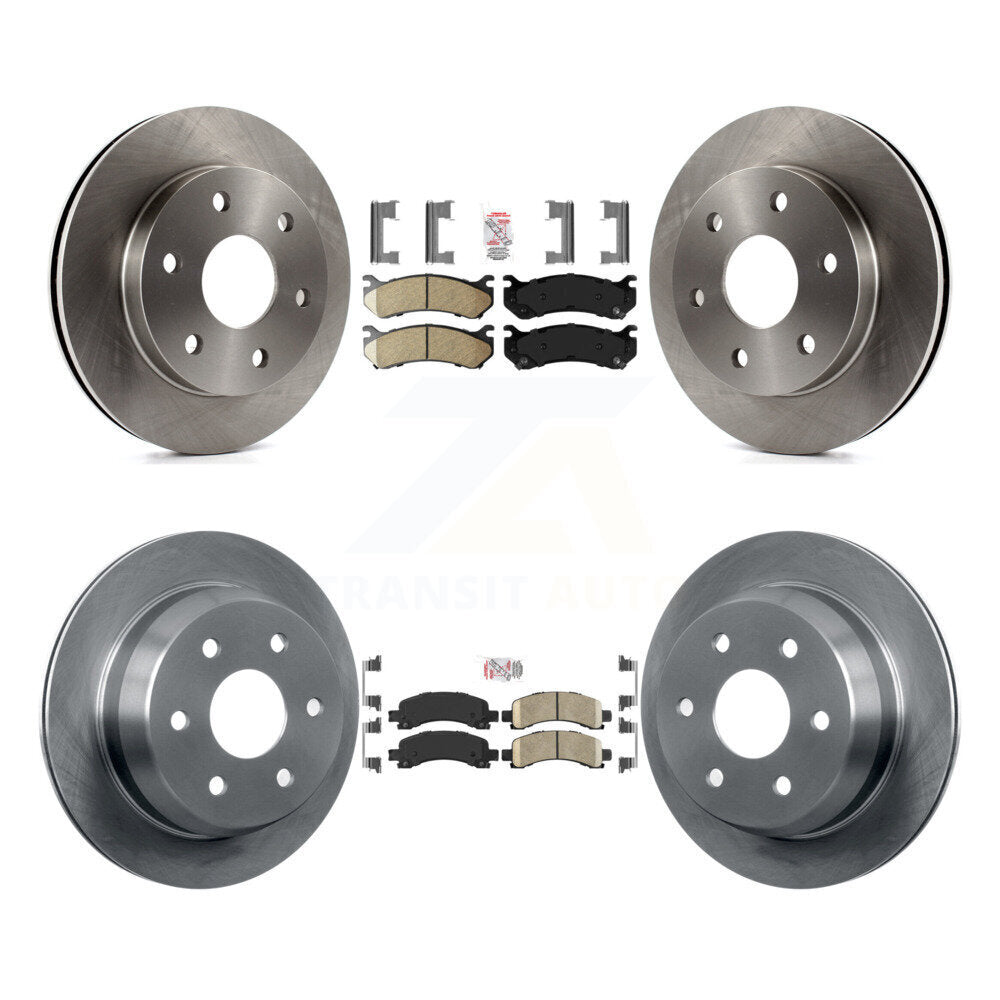 Kit de plaquettes en céramique et de rotors de frein à disque avant et arrière, pour Chevrolet Avalanche 1500