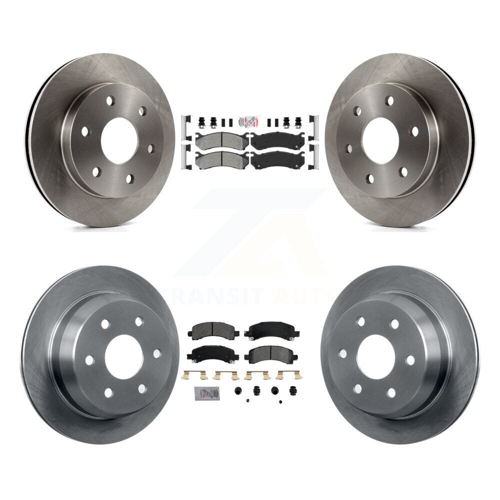 Kit de plaquettes semi-métalliques avant et arrière et Rotor de frein à disque, pour Chevrolet Avalanche 150