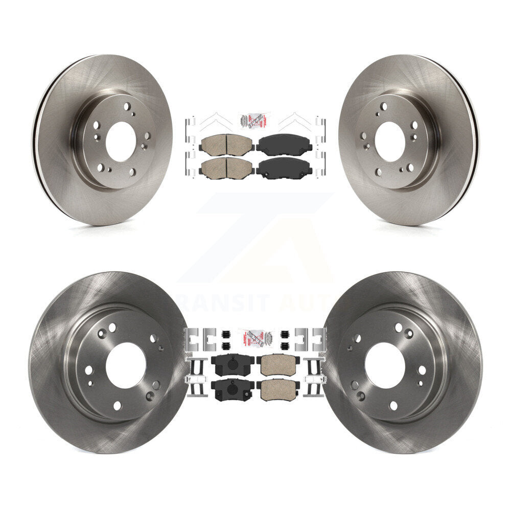 Kit de plaquettes en céramique et de rotors de frein à disque avant et arrière, pour Acura ILX 2.0L 2013