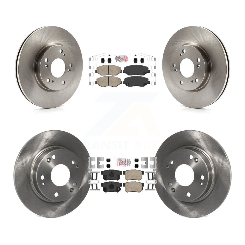 Kit de plaquettes en céramique et de rotors de frein à disque avant et arrière, pour Acura ILX 2.0L 2013