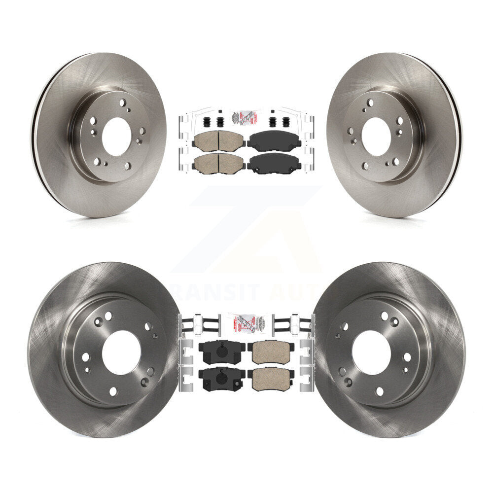 Kit de plaquettes en céramique et de rotors de frein à disque avant et arrière, pour Acura ILX 2.0L 2013