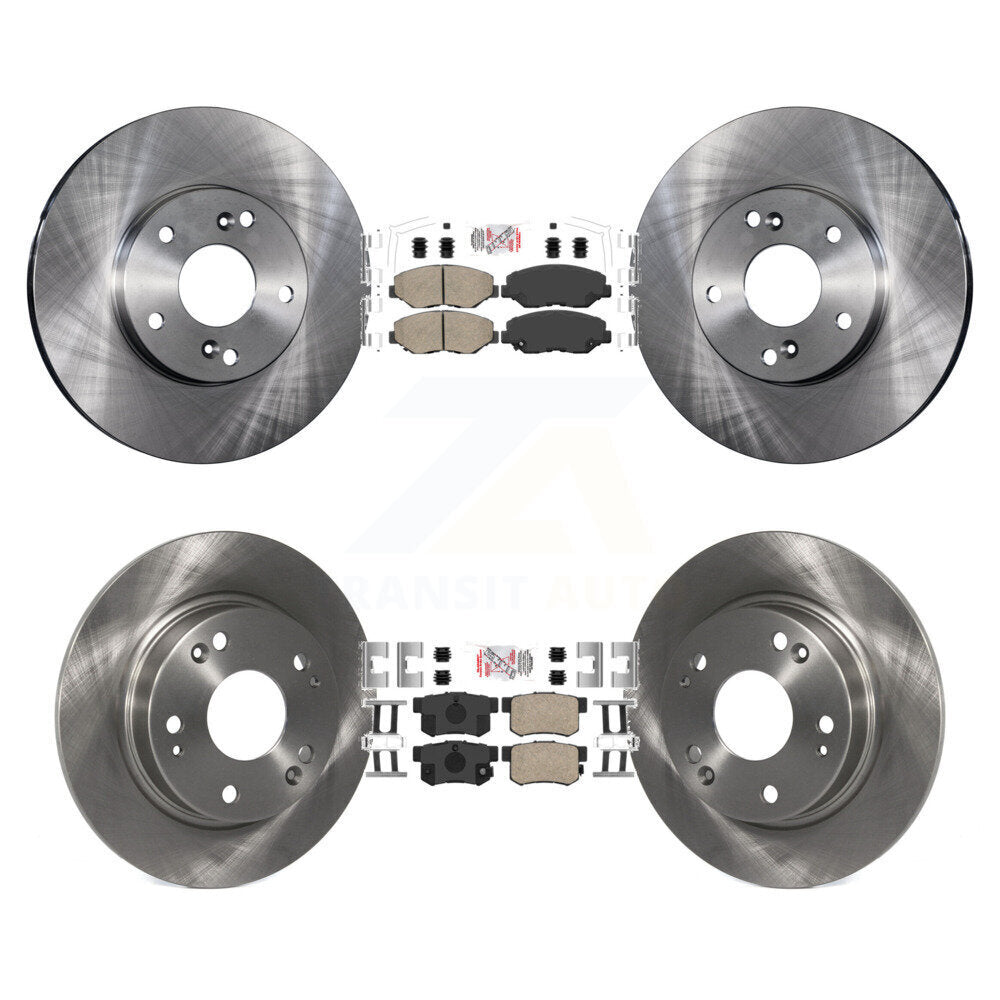 Kit de plaquettes en céramique et de rotors de frein à disque avant et arrière, pour Acura ILX 2.0L 2014 – 2015