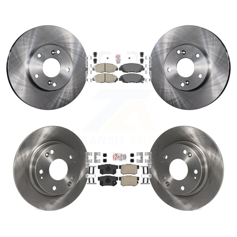 Kit de plaquettes de frein en céramique et disques de frein avant et arrière, pour Honda Civic Tourin 2014 – 2015