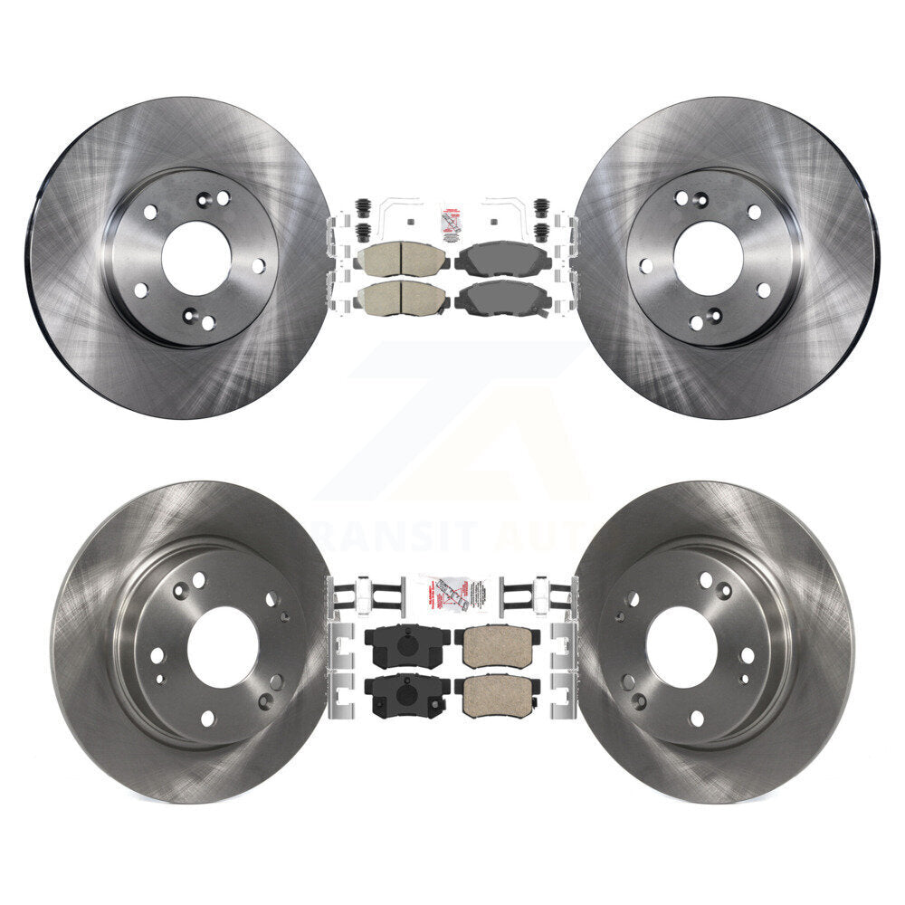 Kit de plaquettes de frein en céramique et disques de frein avant et arrière, pour Honda Civic Tourin 2014 – 2015