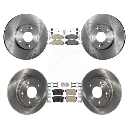 Kit de plaquettes de frein en céramique et disques de frein avant et arrière, pour Honda Civic Tourin 2014 – 2015