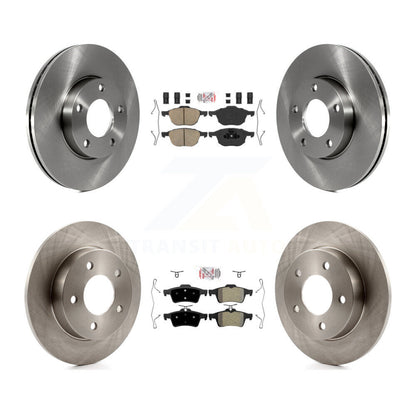 Kit de rotors de frein à disque et plaquettes semi-métalliques avant et arrière en céramique pour Mazda 3 Spor